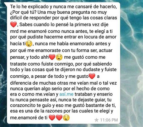 mensaje lindo para mi novia.